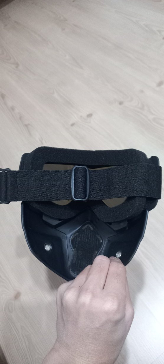 Siyah Motosiklet maskesi Yurt dışı sıfır ürün - Görsel 2