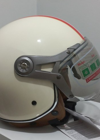 Yurt dışı sıfır sertifikalı retro kask - Görsel 3