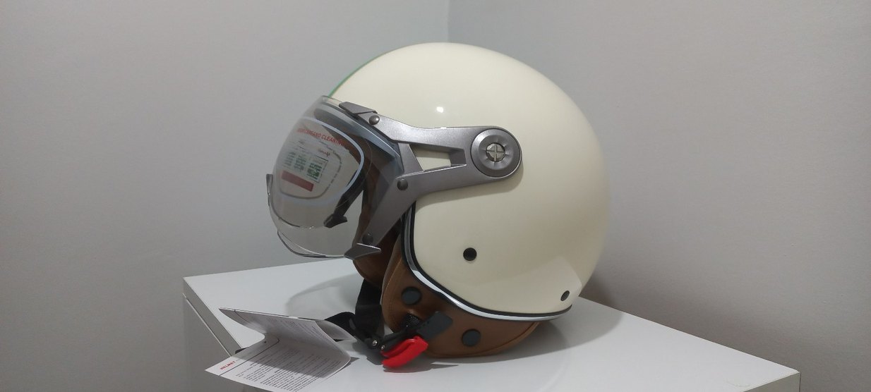 Yurt dışı sıfır sertifikalı retro kask - Görsel 4