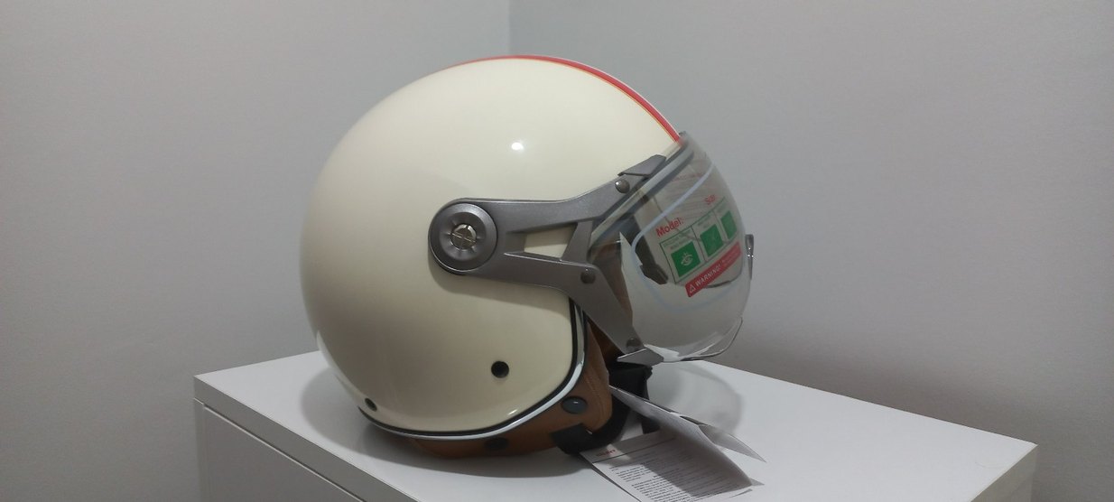 Yurt dışı sıfır sertifikalı retro kask - Görsel 3