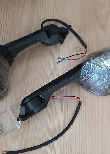 Yurt dışı sıfır Motosiklet Yan Aynası LED Işıklı - Görsel 3