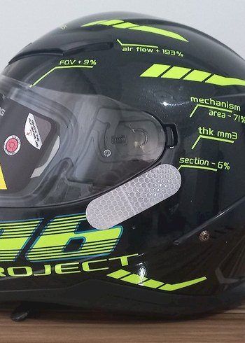 Sertifikalı Yurt dışı sıfır  Motosiklet Kaskı - Görsel 3