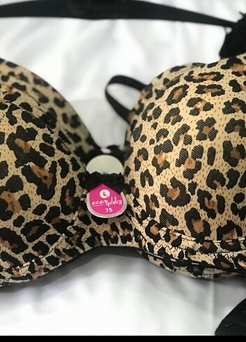 sifir leopar desenli sutyen 85 b