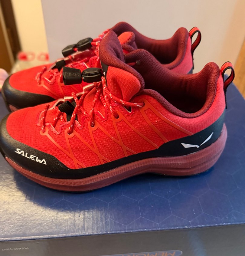 Kırmızı unisex Çocuk Spor Ayakkabı Velcro - Görsel 2