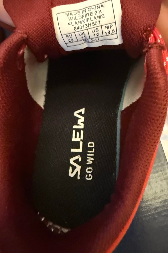 Kırmızı unisex Çocuk Spor Ayakkabı Velcro - Görsel 5