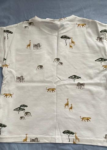 Beyaz Baskılı Erkek Çocuk Tişört - Görsel 3