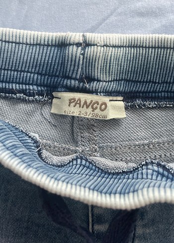 Erkek Çocuk Gri Mavi Bağcıklı Kot Şort - Görsel 3