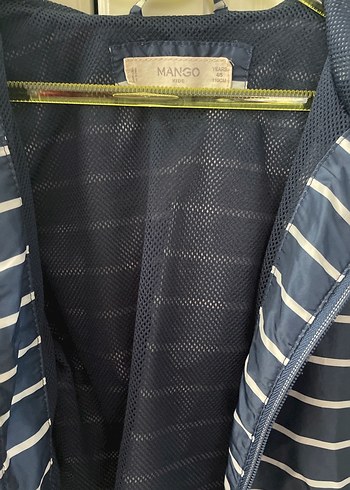 Erkek Çocuk Mavi Çizgili Yağmurluk - Görsel 3