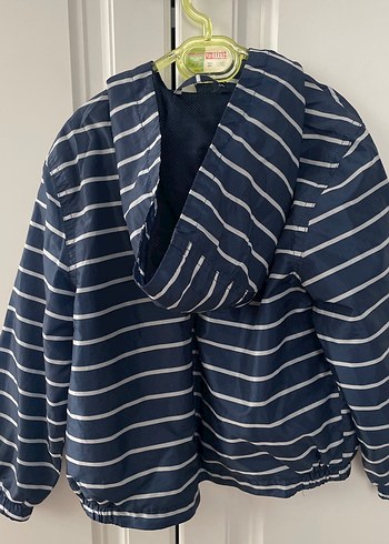 Erkek Çocuk Mavi Çizgili Yağmurluk - Görsel 2