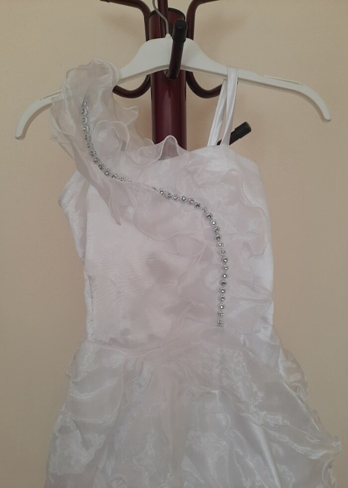 Beyaz çocuk gelinlik - Görsel 2