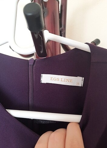 Kadın mor elbise - Görsel 6