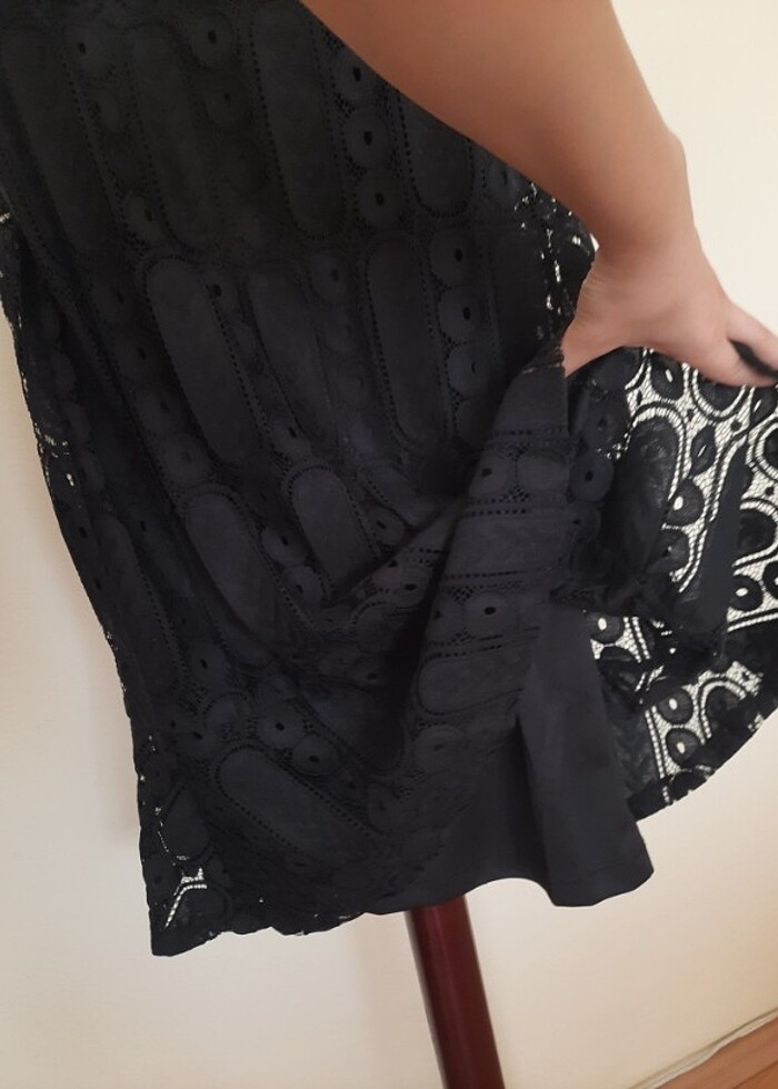 Siyah elbise - Görsel 3