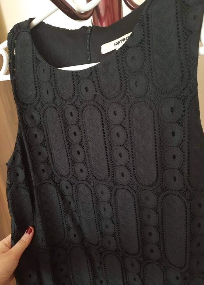 Siyah elbise - Görsel 4