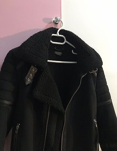 s Beden siyah Renk H&M içi yünlü ceket
