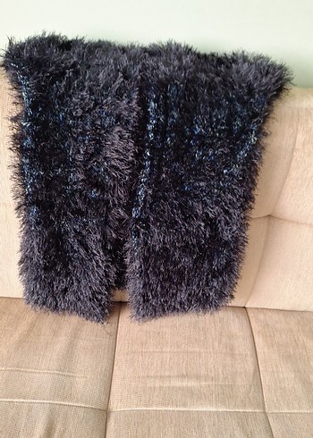 Kürk Detaylı yelek el örgüsü - Görsel 3