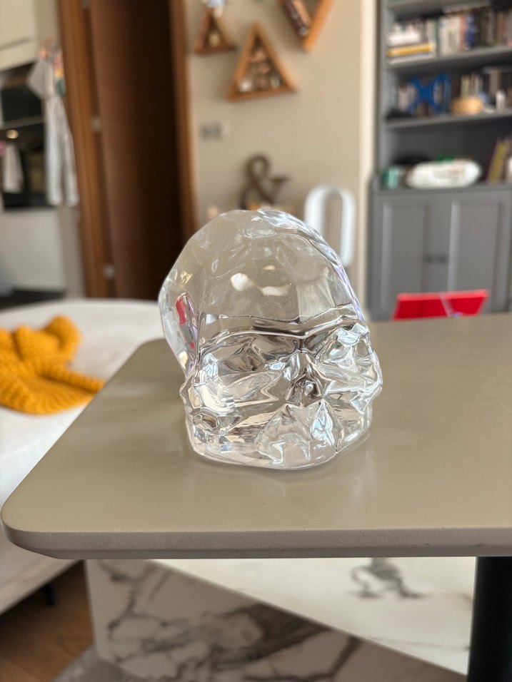 Şeffaf Kuru Kafa Figürü Pasabahce Nude - Görsel 2