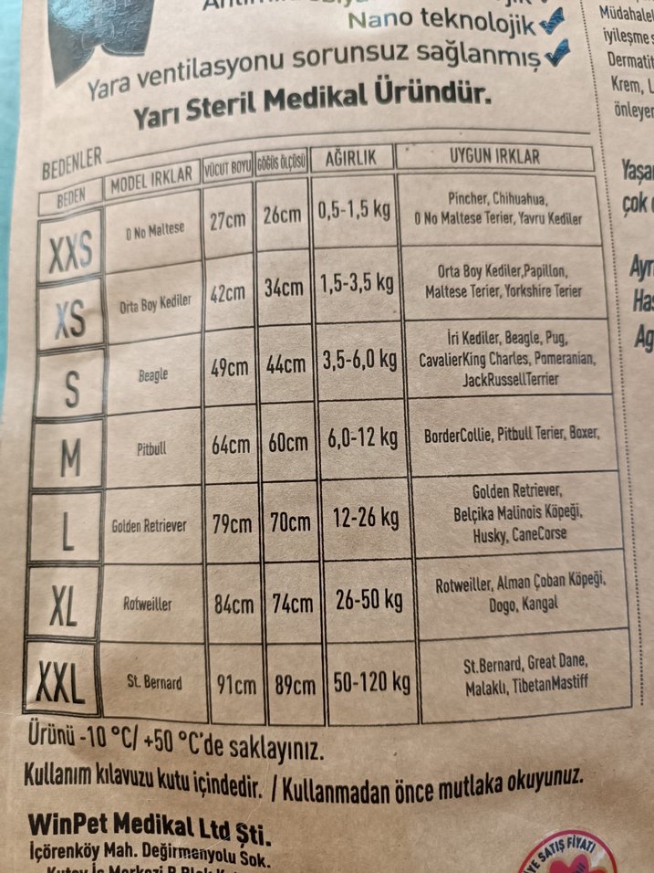 Renkli Baskılı Mavi kedi kopek yara koruyucu korse - Görsel 4