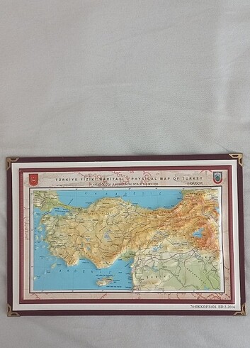Kabartma Türkiye Haritası 