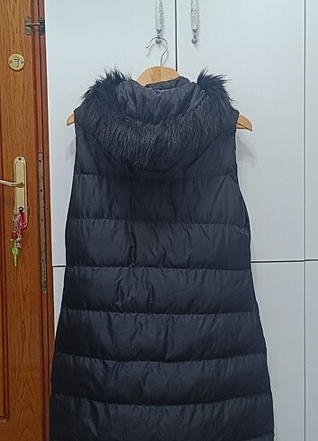 Diğer MCS Kürklü Şişme Yelek Mont Kışlık Uzun