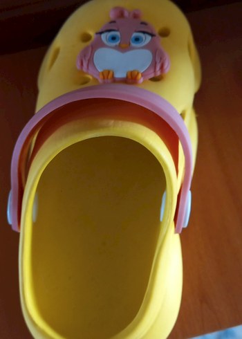 Sarı Leopar Desenli Kız Terliği - Görsel 4