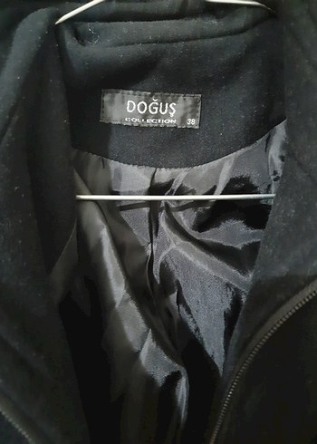 Siyah Fermuarlı Uzun Kaban - Görsel 2