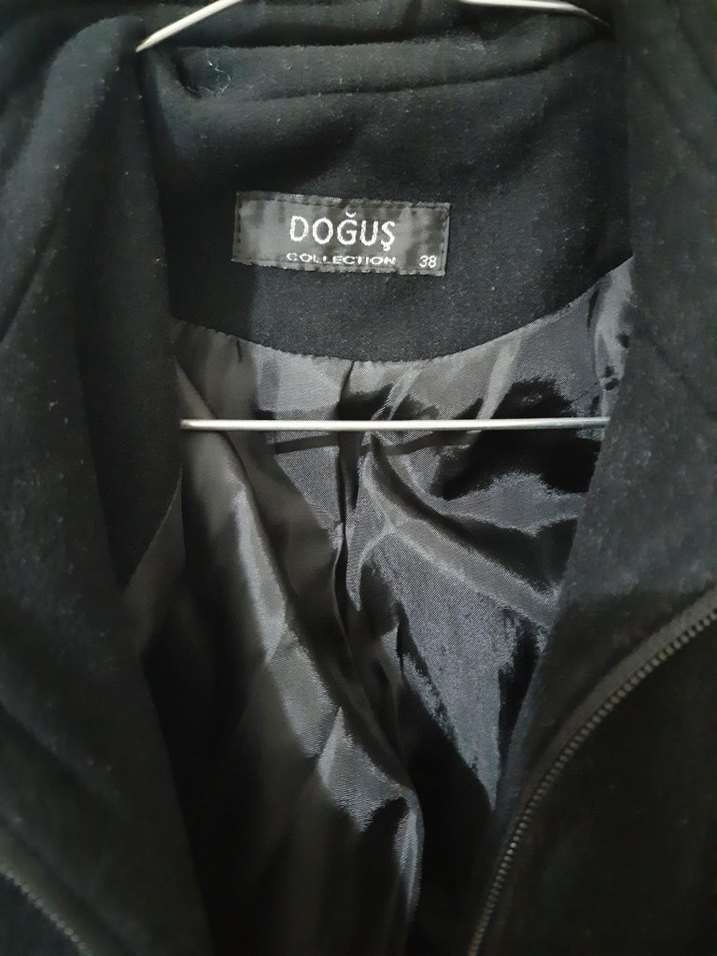 Siyah Fermuarlı Uzun Kaban - Görsel 2