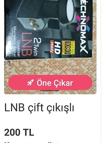 Lnb çift çıkışlı 