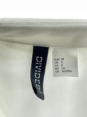 38 Beden beyaz Renk H&M Kısa Elbise %70 İndirimli.
