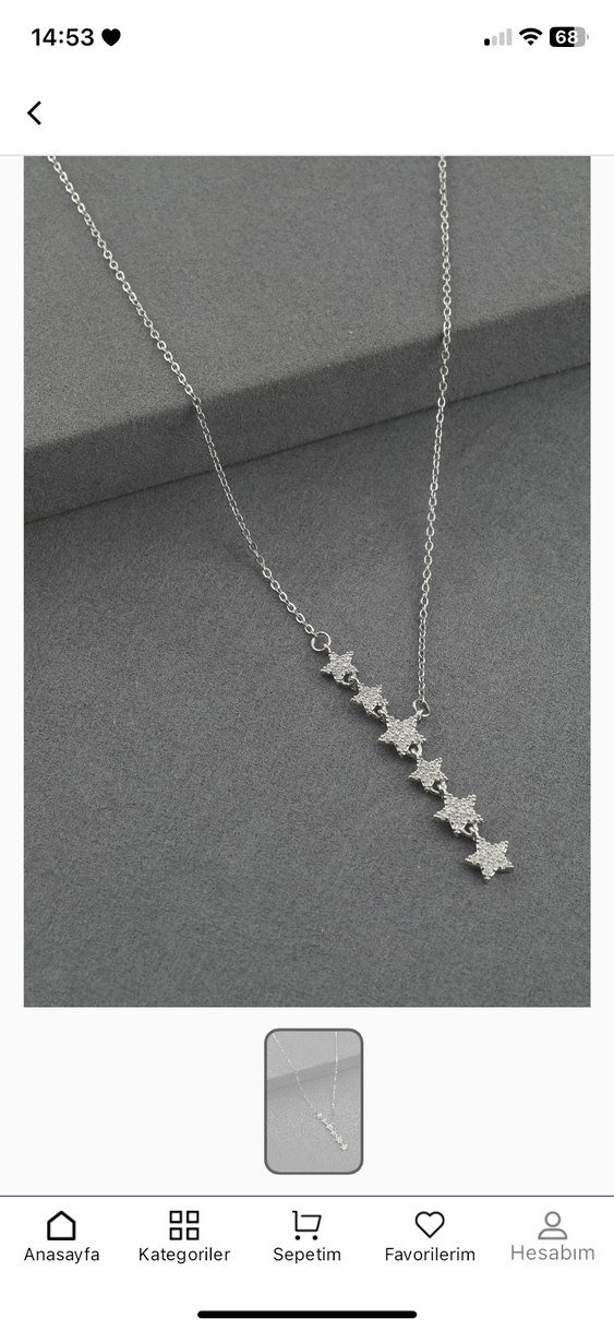 Çelik Kolye - Görsel 2