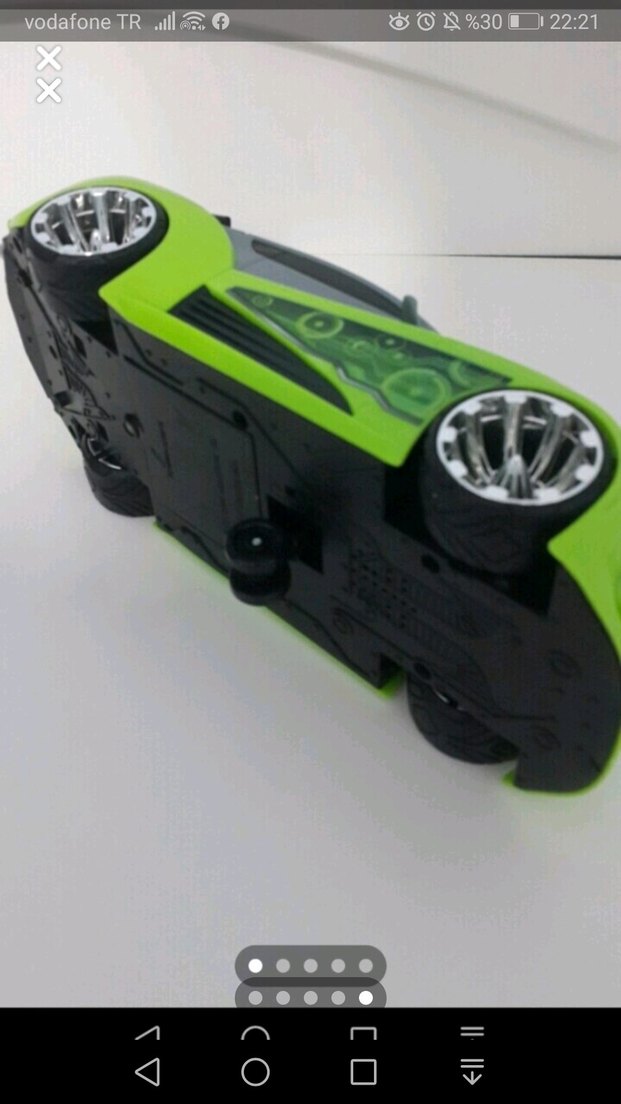 Renkli Yeşil Oyuncak Araba - Görsel 4