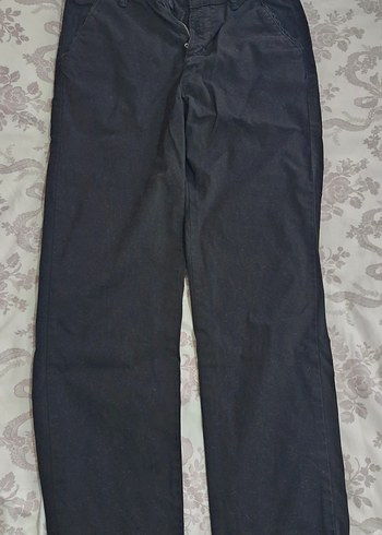 Düğmeli Gri Erkek Çocuk Kot Pantolon - Görsel 3