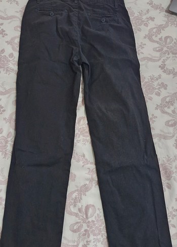 Düğmeli Gri Erkek Çocuk Kot Pantolon - Görsel 2