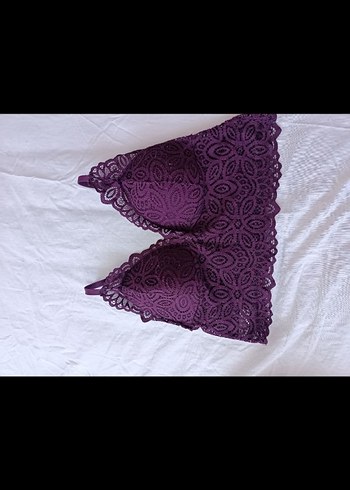 Mor Nakışlı Bohem Kadın Bralet