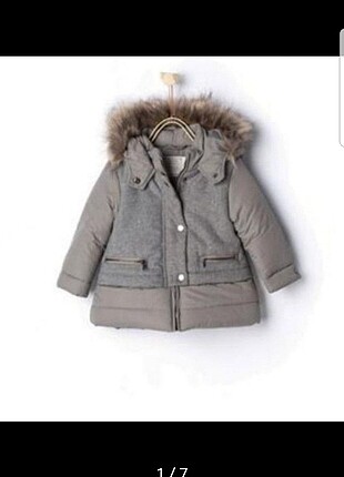 Zara kiz bebek mont