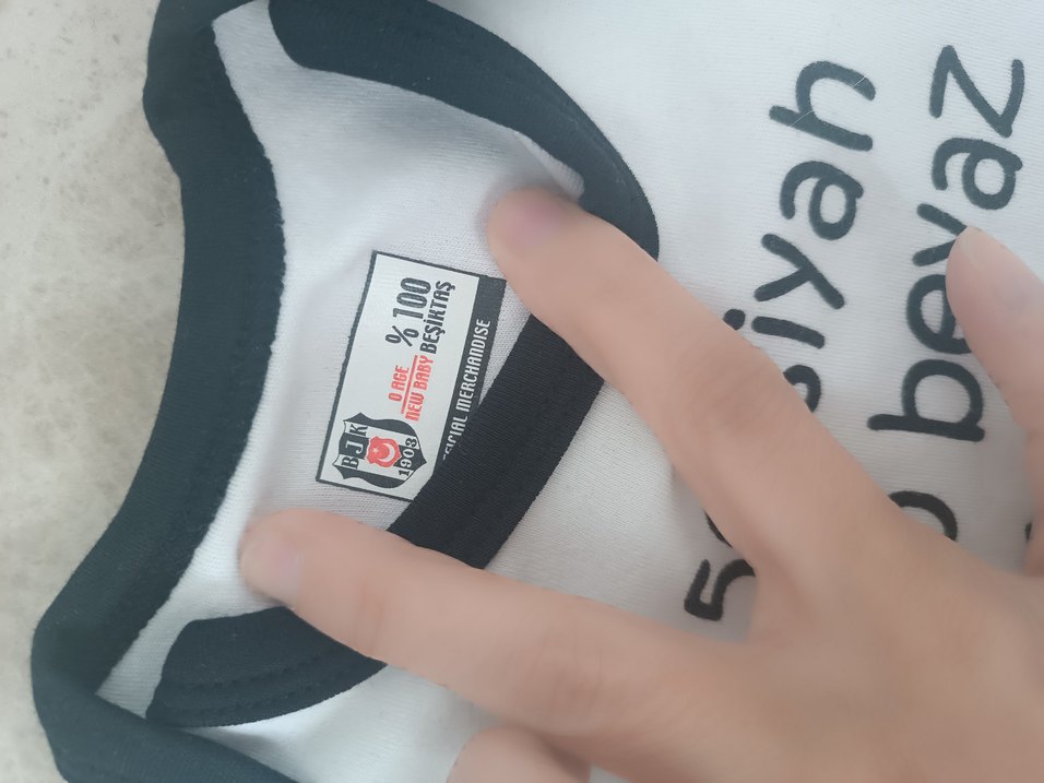 Beşiktaş Baskılı Bebek Kolsuz Body - Görsel 3