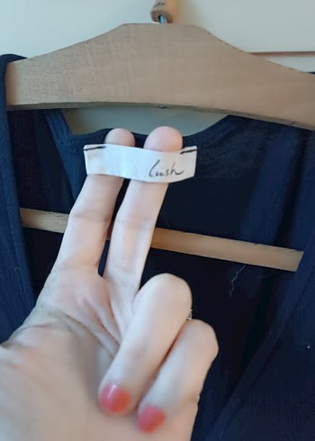 lush marka mini elbise - Görsel 2