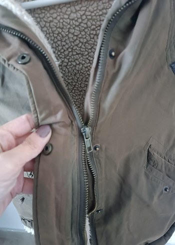 mango kız çocuk mont - Görsel 3