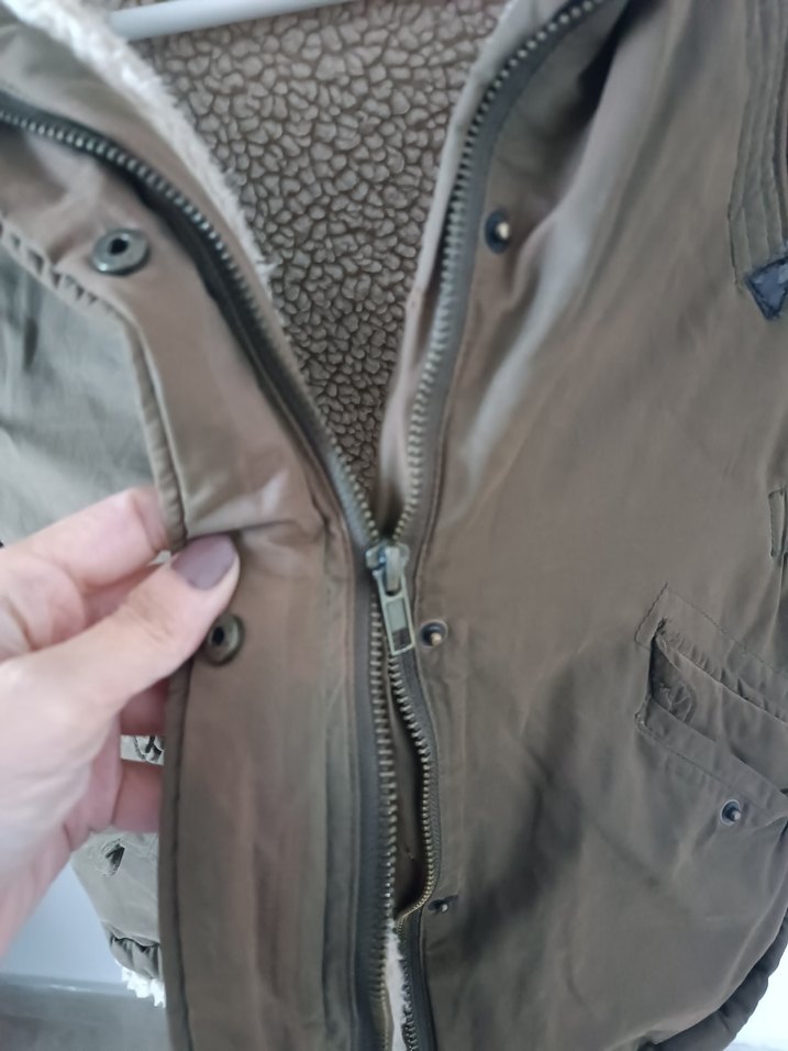 mango kız çocuk mont - Görsel 3