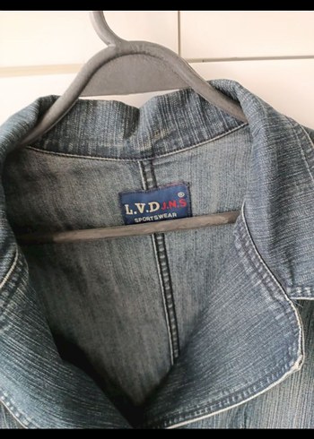 Diğer Düğmeli Lacivert Kadın Denim Ceket