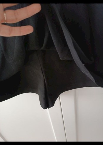 Zara zara Siyah Kemerli Mini Etek şort