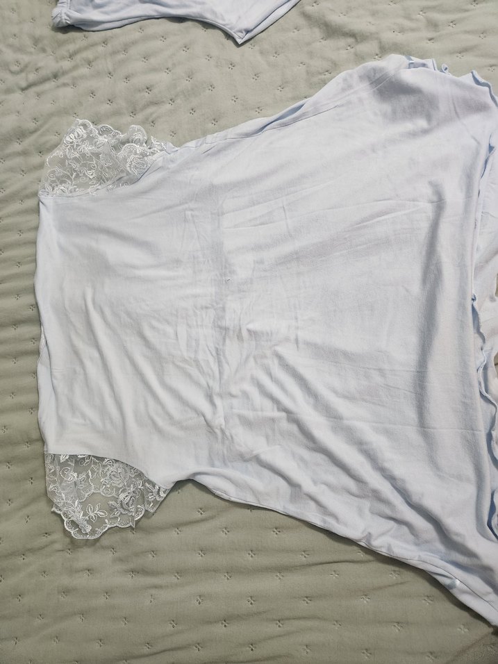 Dantel Detaylı Hamile ve Emzirme Gecelik - Görsel 4