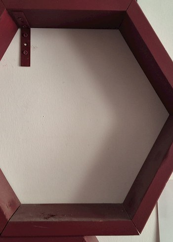 Beden Bordo Altıgen Raf