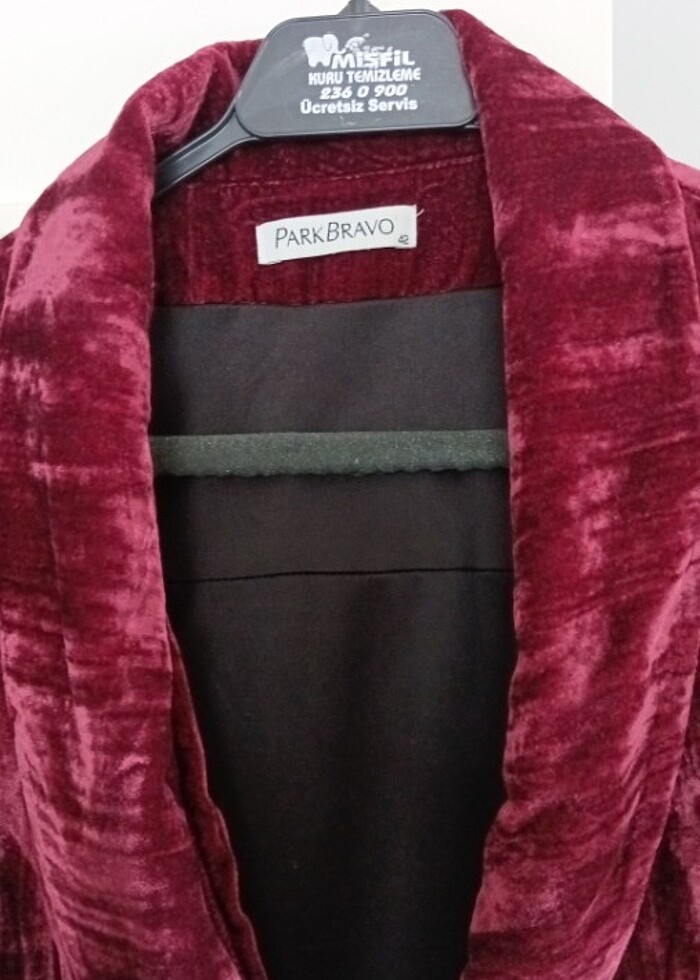 Kadife abiye ceket - Görsel 2