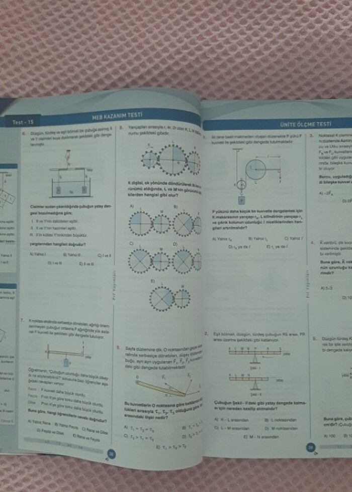 Ayt Paraf Fizik Soru Bankası - Görsel 2