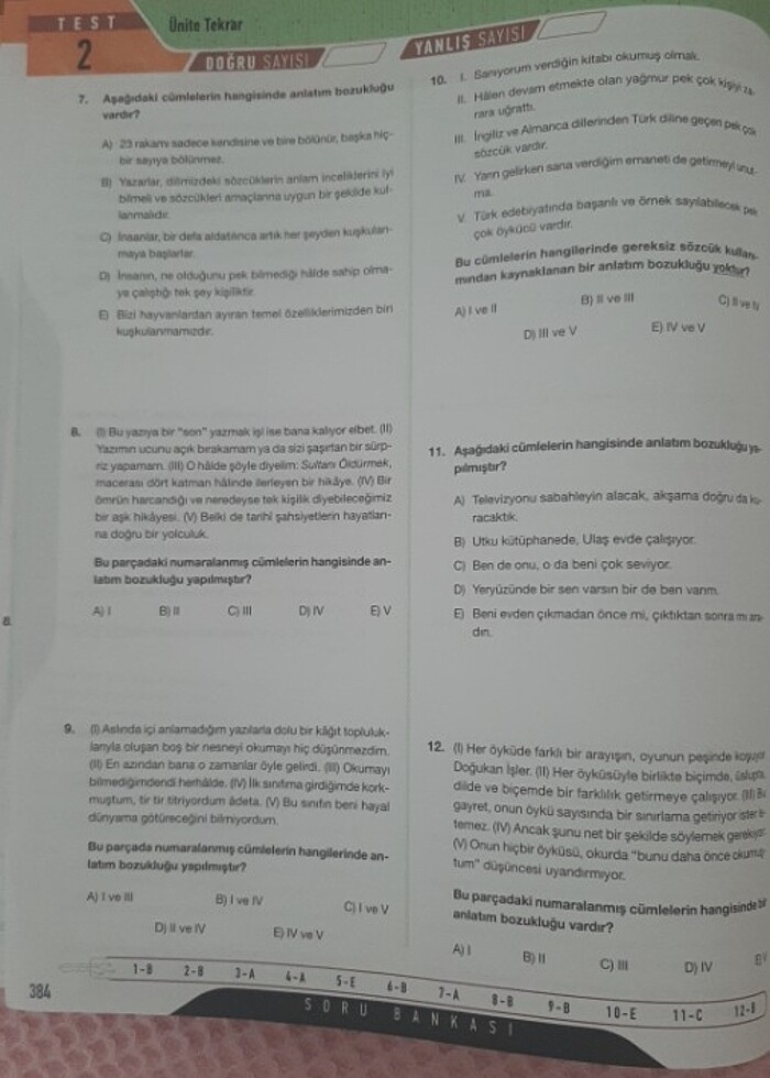 Tyt Türkçe Soru Bankası - Görsel 2