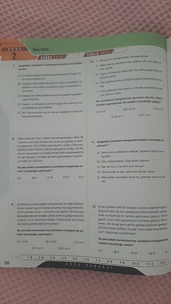 Tyt Türkçe Avantaj Soru Bankasi - Görsel 2