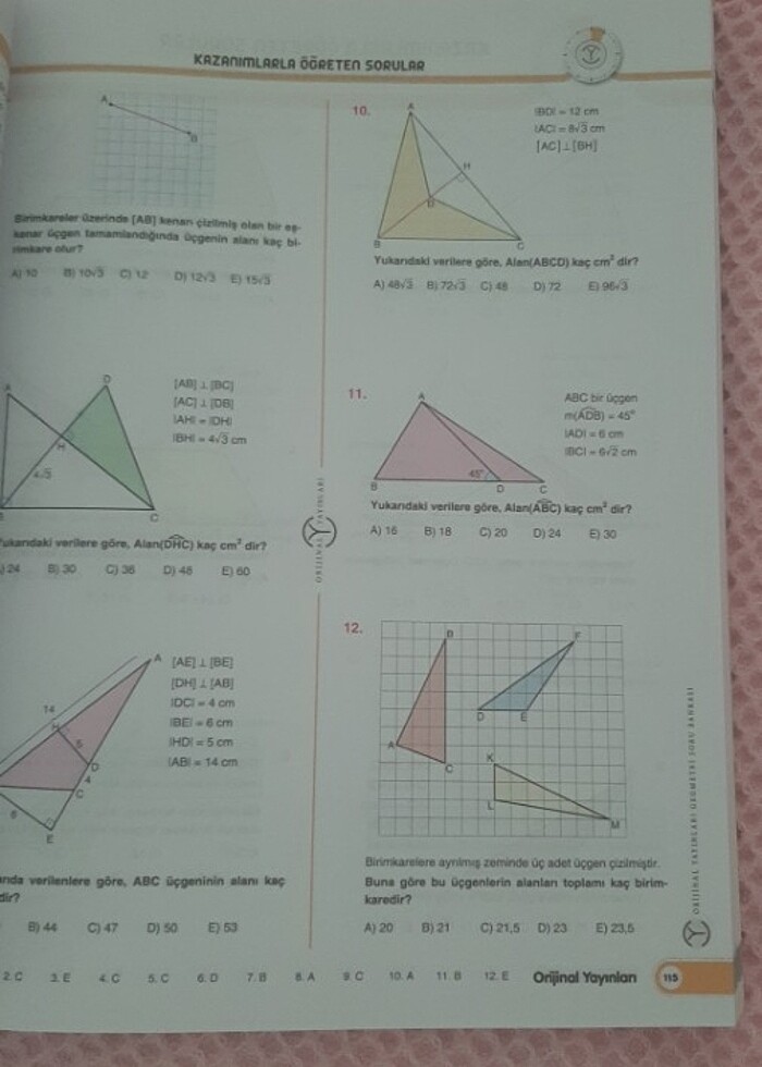 Orijinal Geometri Soru Bankası - Görsel 2
