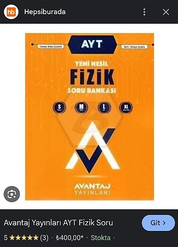 Ayt Fizik Soru Bankası Avantaj  - Görsel 4