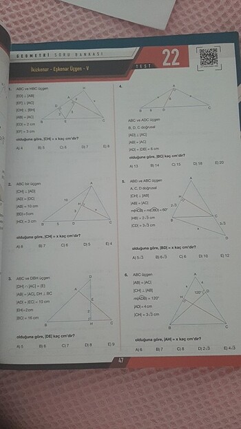 Tyt Ayt Geometri Limit Yayınları - Görsel 2