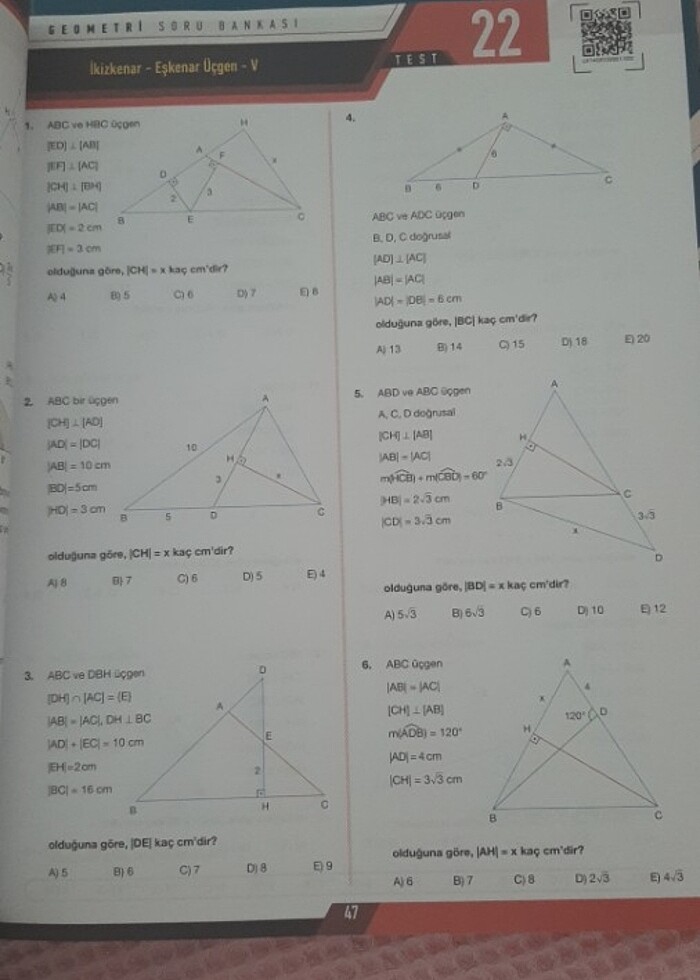 Tyt Ayt Geometri Limit Yayınları - Görsel 2